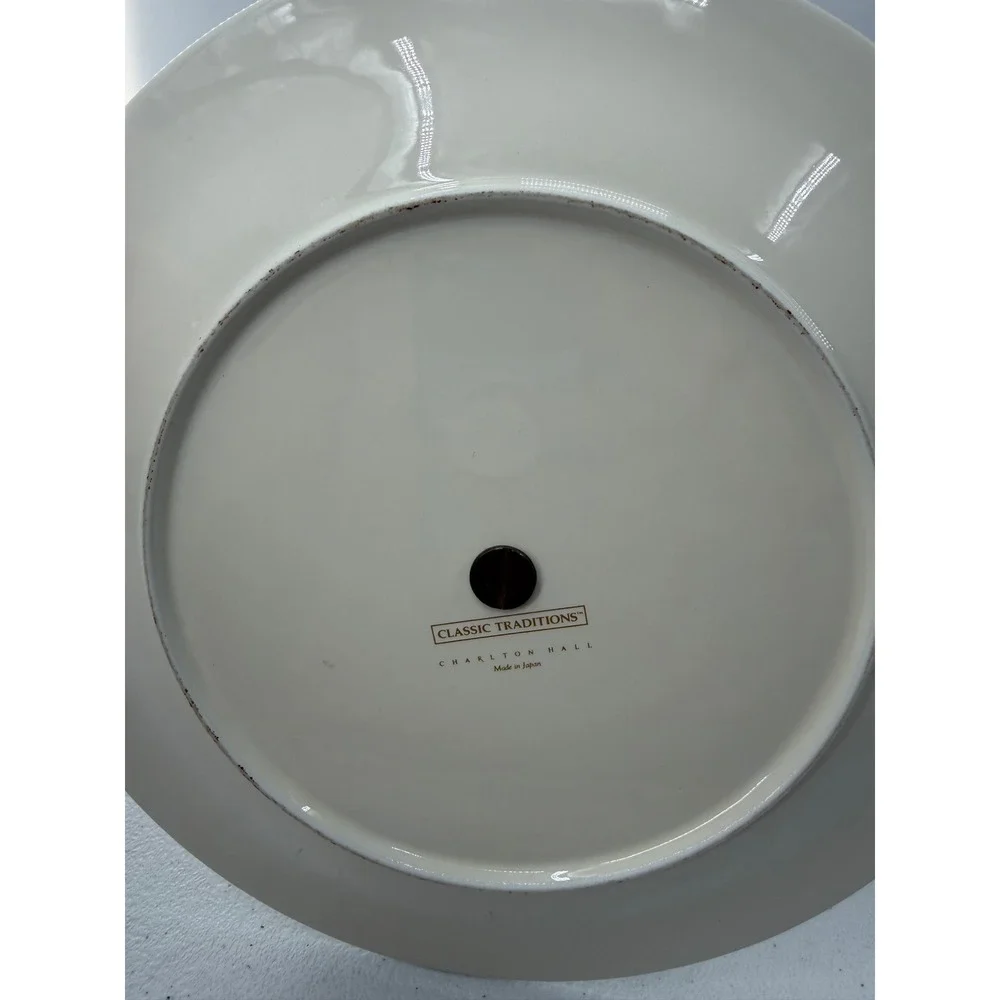 Classic Traditions Charlton Hall 2 Tier Serving Tray Christmas Horse Japan